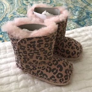 NWT Cassie Leopard Baby Ugg Boots